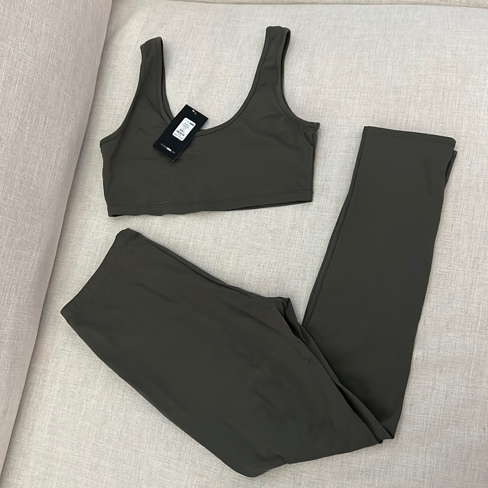Olive Green Two Piece Set